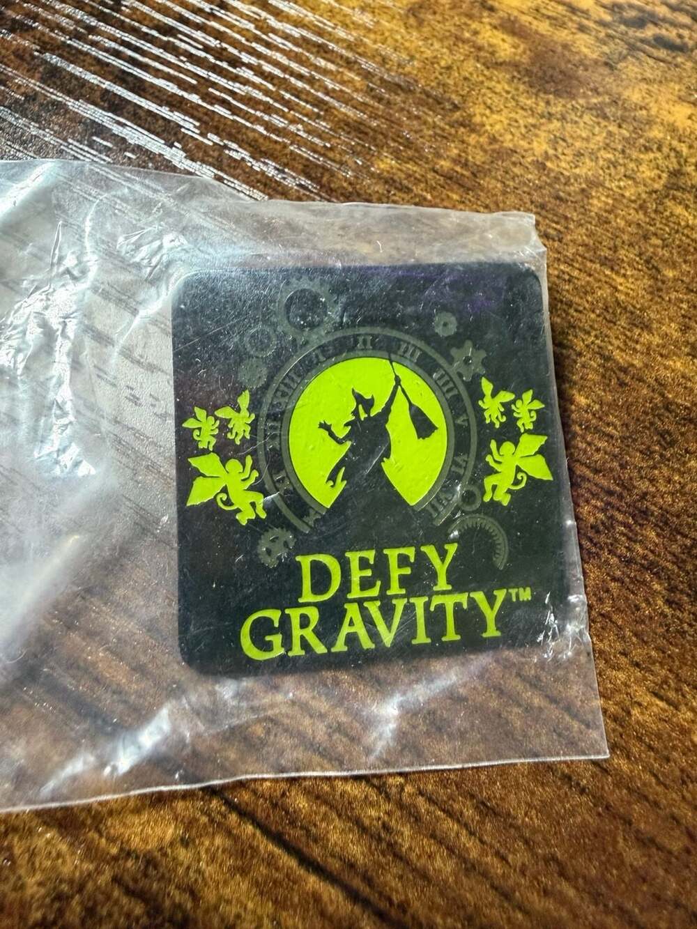 Wicked The Musical Defy Gravity Silhouette enamel pin